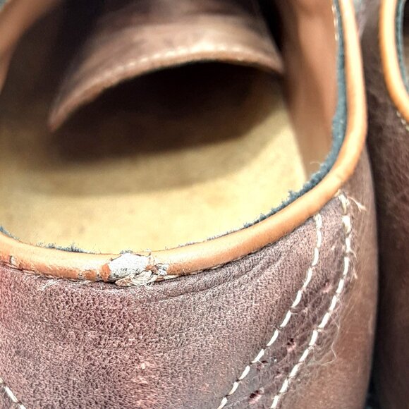 GH Bass & Co Men's BASS Drew Size 11.5 medium, Small worn spot on back Left Shoe - Picture 2 of 10